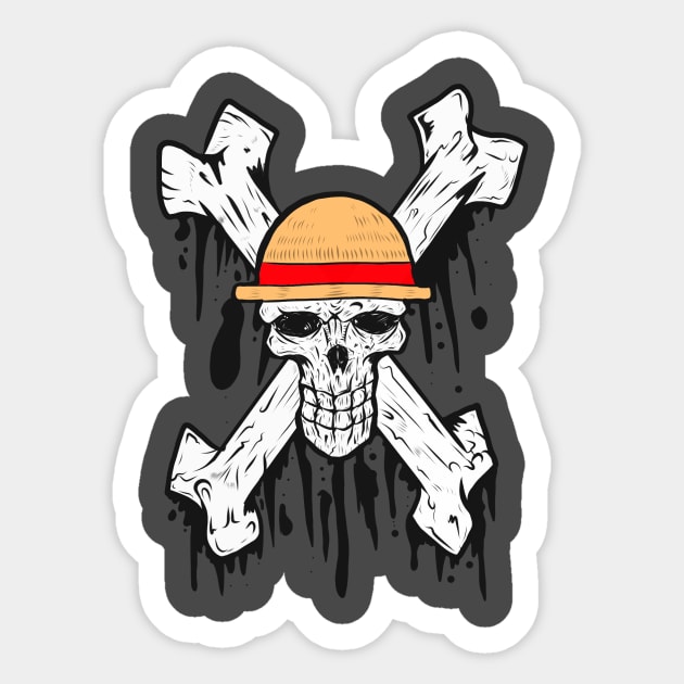 Strawhat crew Sticker by Sunwutreasurex5